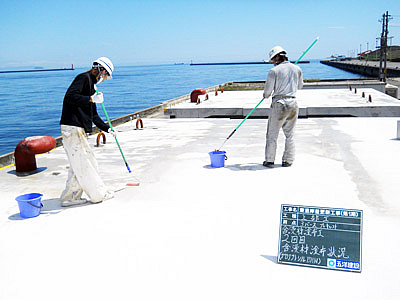 海洋土木塩害補修工事